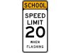 School Speed Limit When Flashing