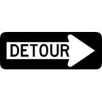 Detour Arrow - Right