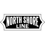 North Shore white on black