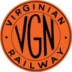 Virginian, black on orange