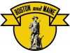 Boston and Maine black on yellow