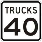 Speed Limit - Trucks