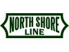 North Shore green on white