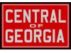Central of Georgia silver on red