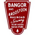 Bangor and Aroostook Short red and white