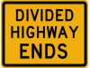 Divided Highway Ends Legend