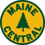Maine Central herald on yellow