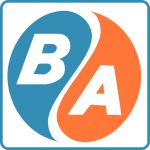 BA logo in Gulf colors