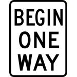 Begin One Way