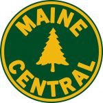 Maine Central herald on green