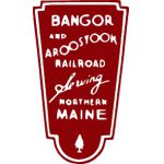 Bangor and Aroostook tall red and white
