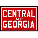 Central of Georgia white on red