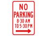 No Parking during the day