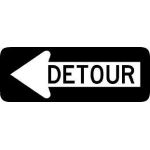 Detour Arrow - Left