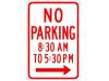 No Parking During Business Hours - R