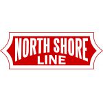 North Shore white on red