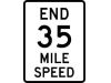 End Speed Zone