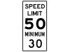 Speed Limit with minimum