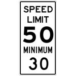 Speed Limit with minimum
