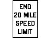 End Speed Limit