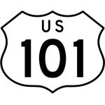 Federal Highway Shield - California 3 digit