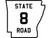 Arkansas highway shield before 1954