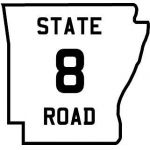 Arkansas highway shield before 1954